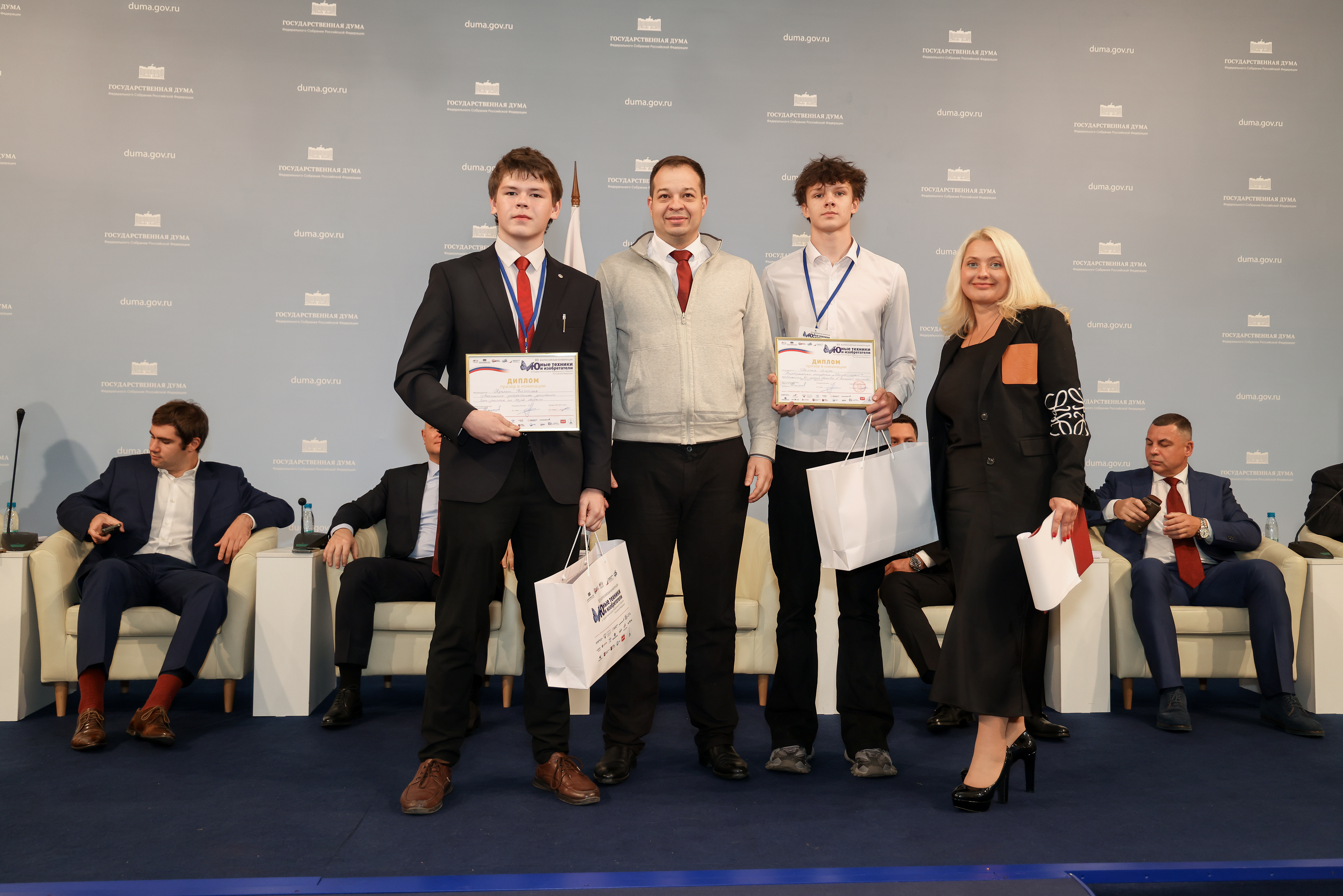 Юные изобретатели региона награждены в Государственной Думе РФ!