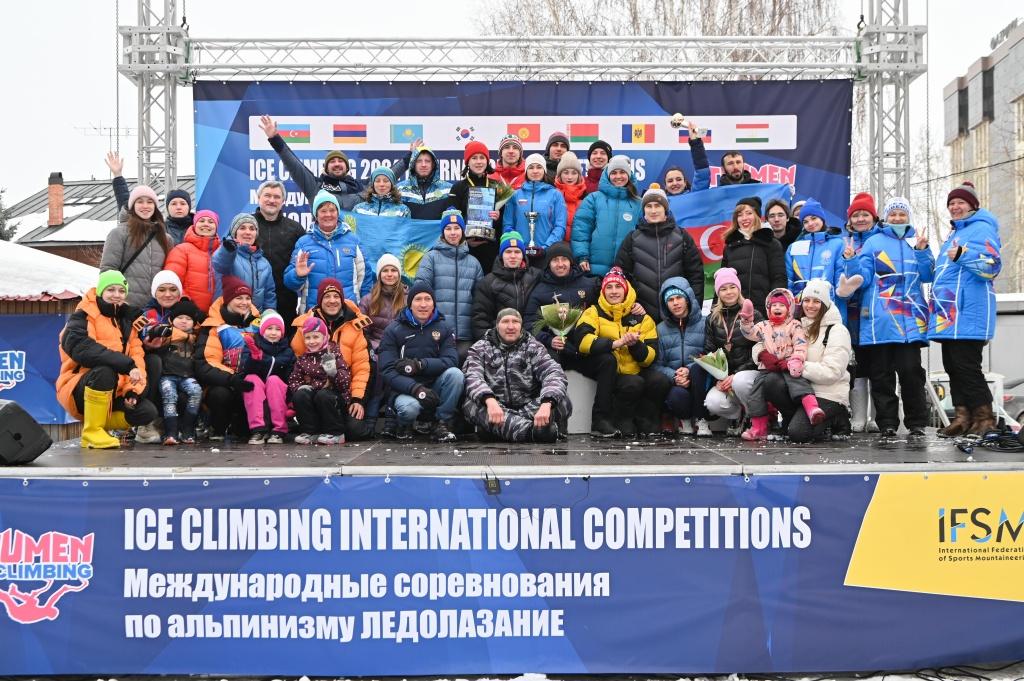 Российские альпинисты заняли весь пьедестал международных соревнований